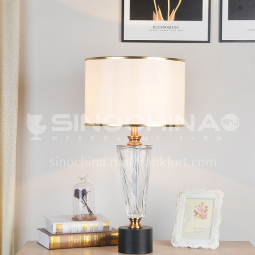 Modern minimalist crystal table lamp Nordic creative bedroom study decoration table lamp XYJJ-XY0755TL